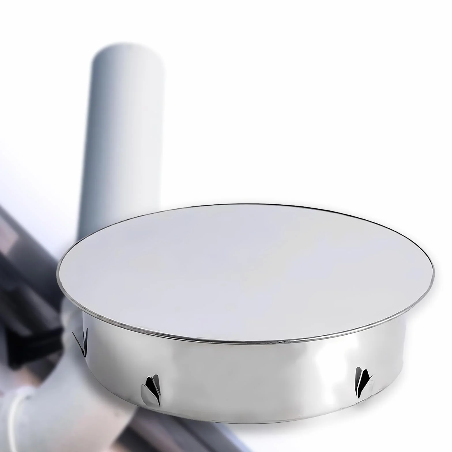 Pokrywa otworu kominowego 150 mm ze stali nierdzewnej okrągła osłona komina