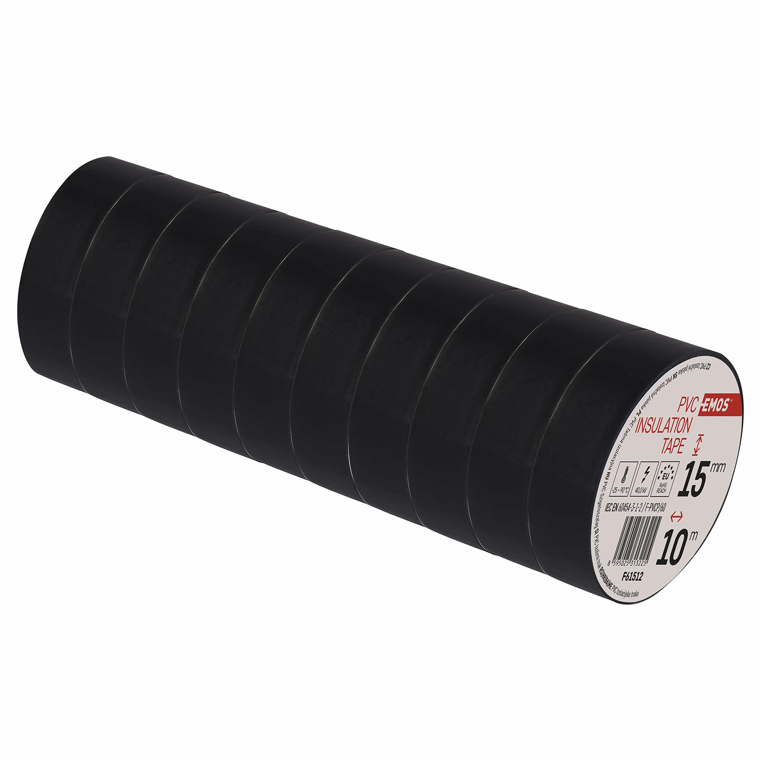 Emos Taśmy Izolacyjne Czarny 15mm x 10m