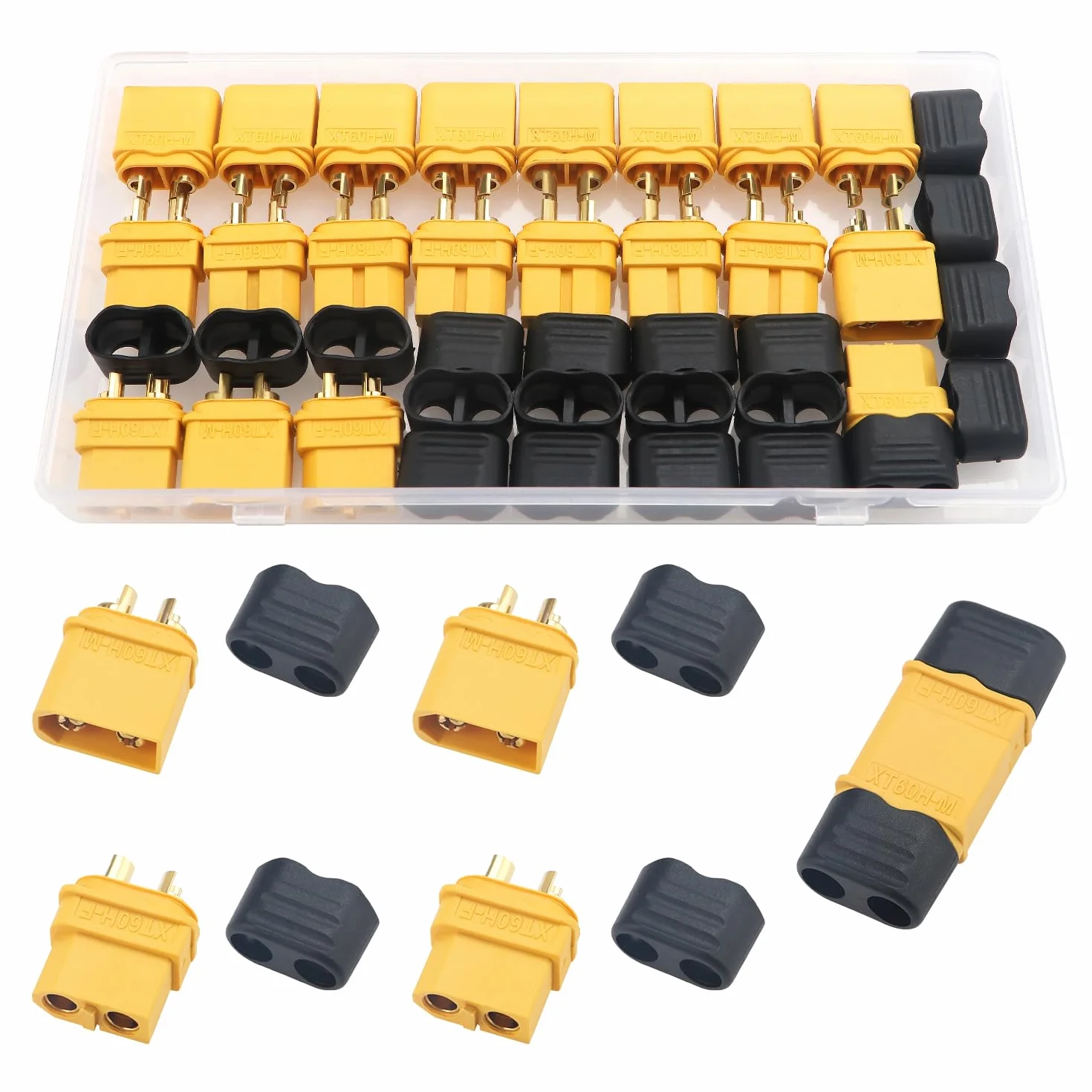 10 Par Złączy Baterii XT60H XT60, Złącze Męskie Żeńskie, do RC Lipo