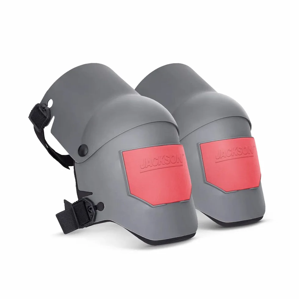 JACKSON Safety 95110 Ultra-Flex wysokiej jakości ochronne trwałe antypoślizgowe ochraniacze na kolana do pracy, ogrodnictwa, podłóg lub DIY, szary