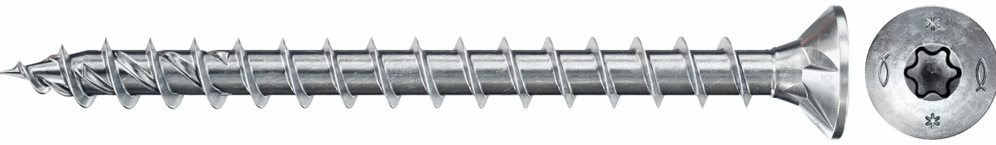 Fischer Power-Fast II wkręt do płyt wiórowych 5,0x60 TX ocynkowany
