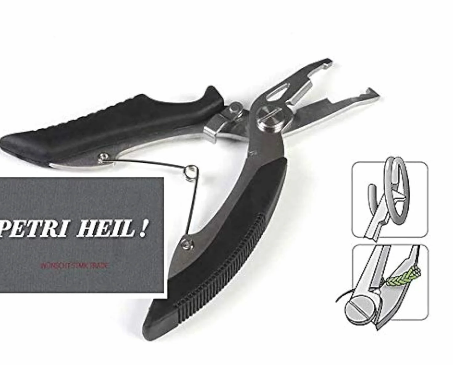 Nożyce do plecionego sznurka i szczypiec do pierścieni osadczych Split Ring Pliers 13 cm