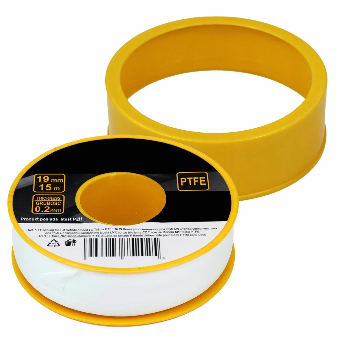 Teflonband 19mm x 0,2mm x 15m Profiqualität