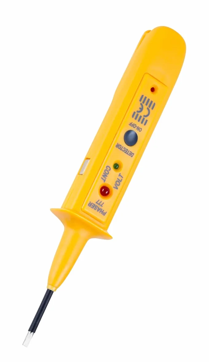 Fazer 777 Tester Napięcia 3 x 230 V Żółty