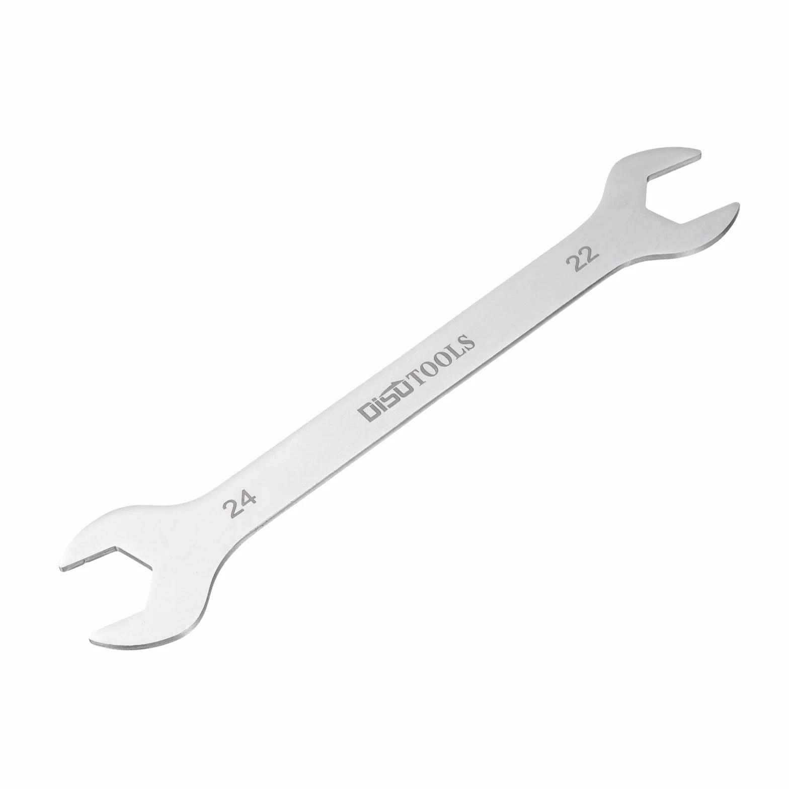 QUARKZMAN Cienki klucz oczkowy 22x24 mm, dwustronny, stal nierdzewna 3cr13