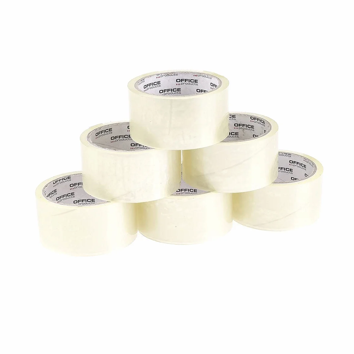 Taśma klejąca do pakowania PP 48 mm x 46 m przezroczysta 6 rolek