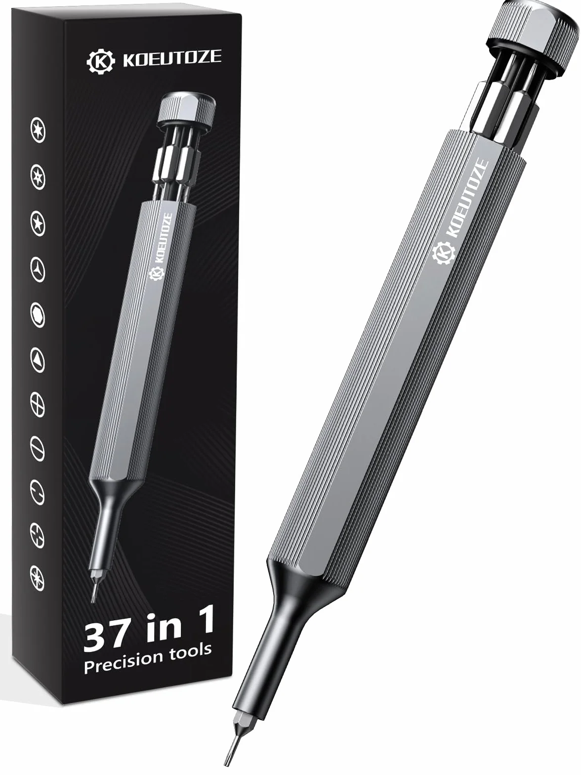 Zestaw precyzyjnych śrubokrętów 37 w 1, 36 bitów S2, Torx, Phillips, Hex do iPhone MacBooka Switcha