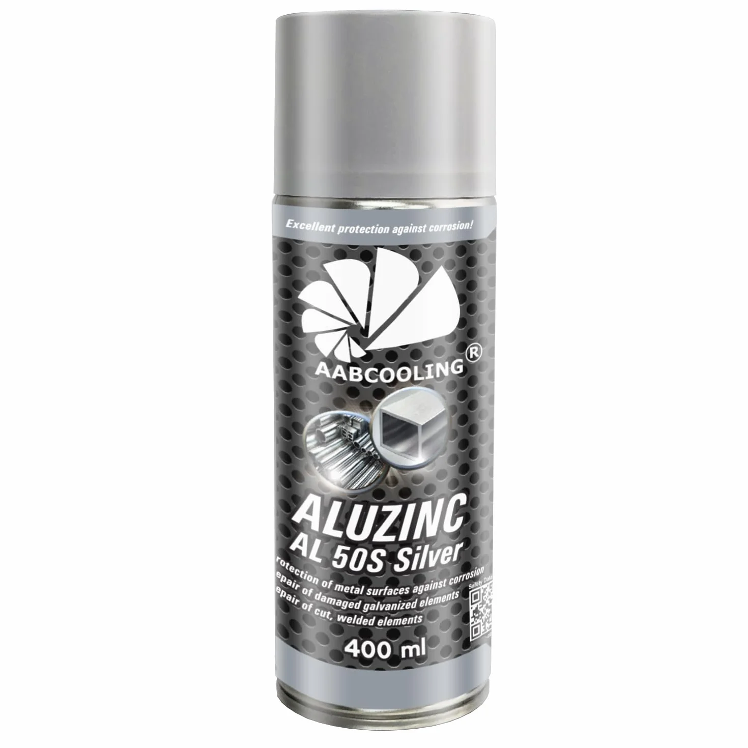 AABCOOLING Farba do Metalu w Sprayu Alucynk AL 50S Srebrny 400ml Antykorozyjna