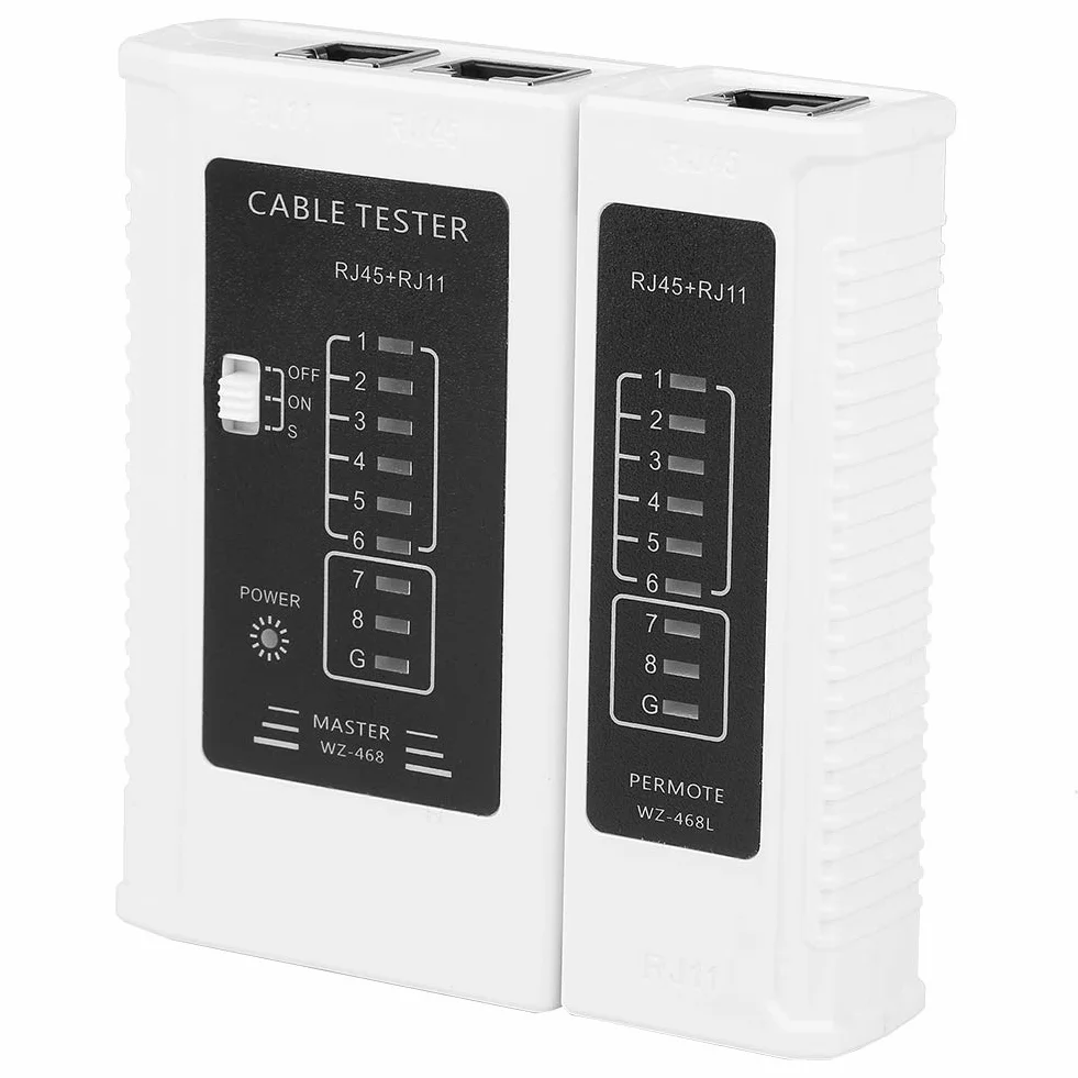 Walfront Tester kabli sieciowych RJ45 RJ11 2 w 1 do Ethernet LAN