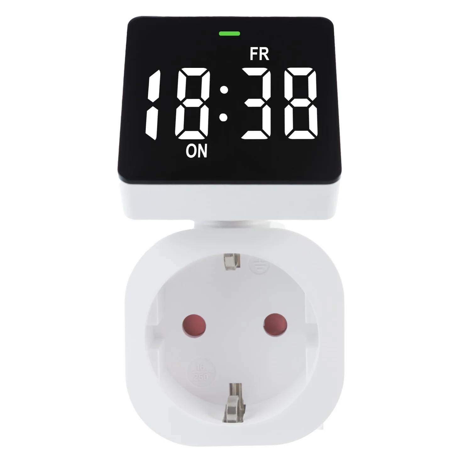 Cyfrowy programator czasowy gniazdko 8 programów 16 A 3680 W LCD IP20